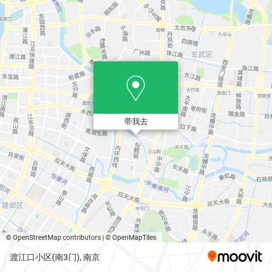 渡江口小区(南3门)地图