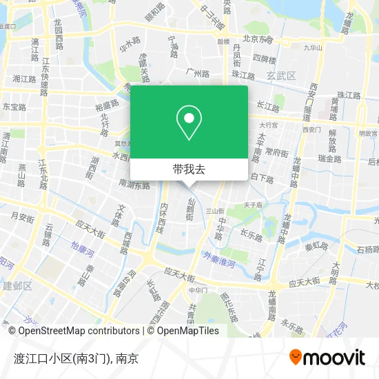 渡江口小区(南3门)地图