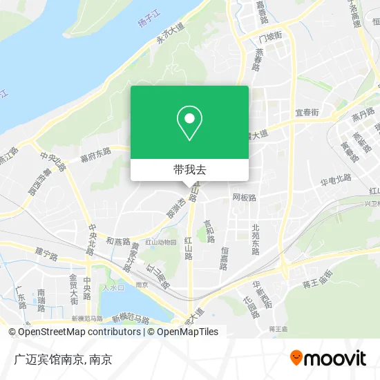 广迈宾馆南京地图