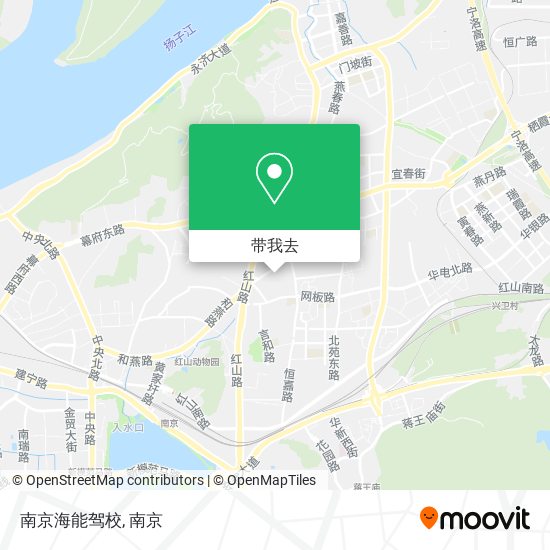南京海能驾校地图