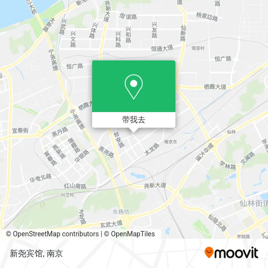 新尧宾馆地图
