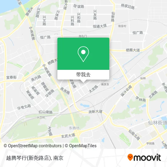 越腾琴行(新尧路店)地图