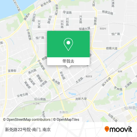 新尧路22号院-南门地图