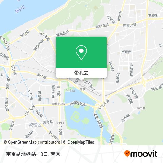 南京站地铁站-10口地图