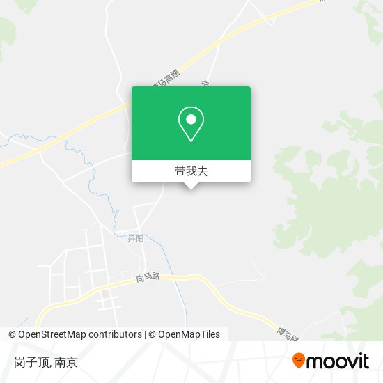 岗子顶地图