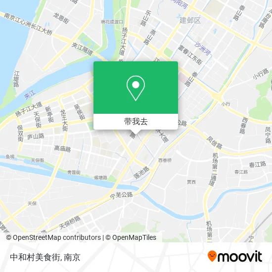 中和村美食街地图