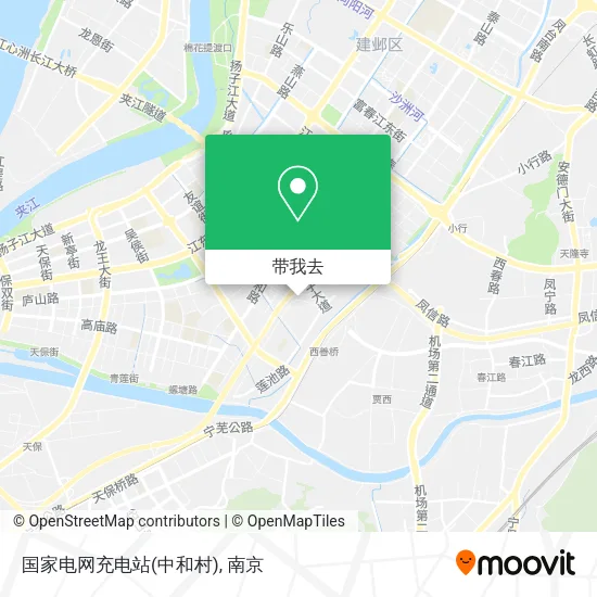 国家电网充电站(中和村)地图