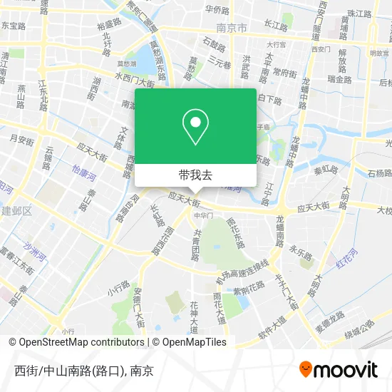 西街/中山南路(路口)地图