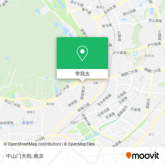 中山门大街地图