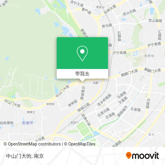 中山门大街地图