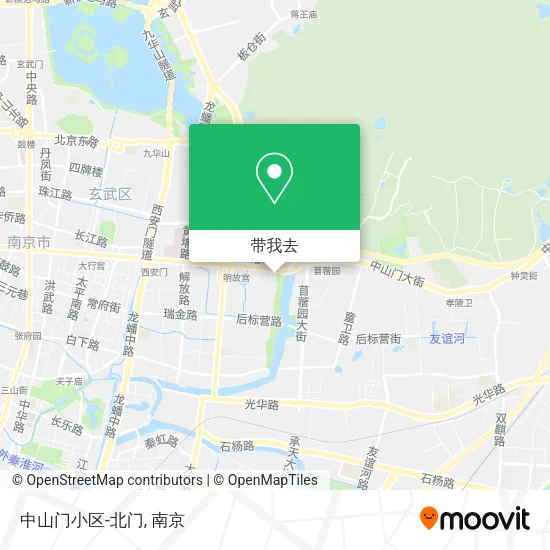 中山门小区-北门地图