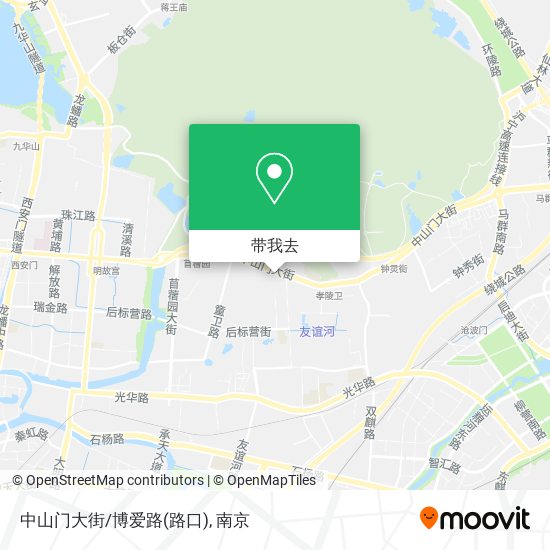中山门大街/博爱路(路口)地图