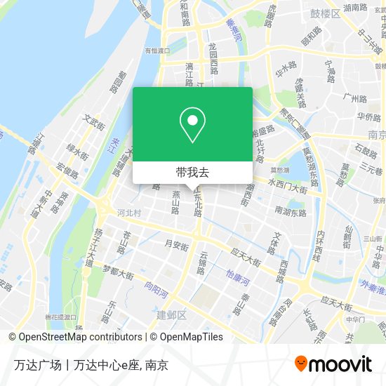万达广场丨万达中心e座地图