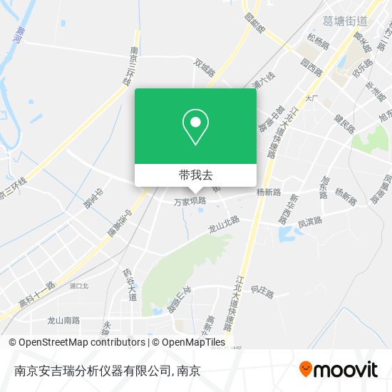 南京安吉瑞分析仪器有限公司地图