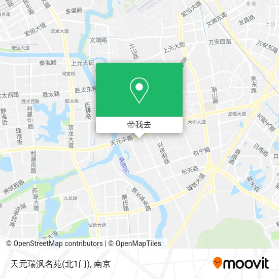 天元瑞沨名苑(北1门)地图