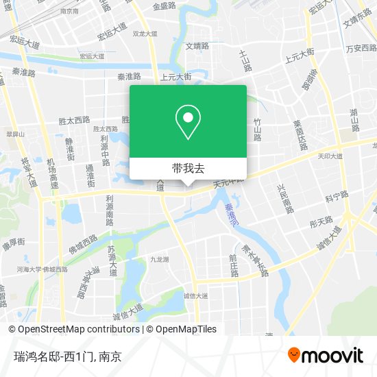 瑞鸿名邸-西1门地图
