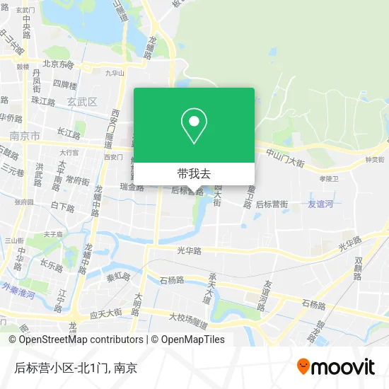 后标营小区-北1门地图