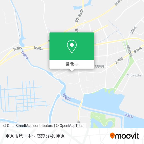 南京市第一中学高淳分校地图
