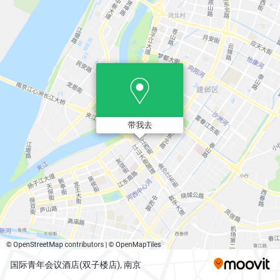 国际青年会议酒店(双子楼店)地图
