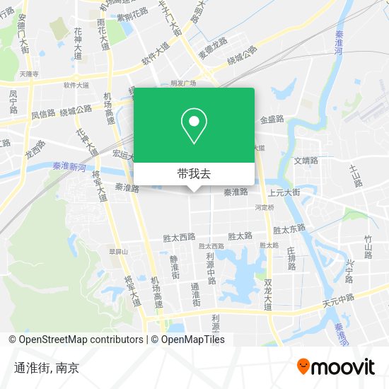 通淮街地图
