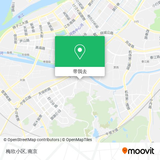 梅欣小区地图