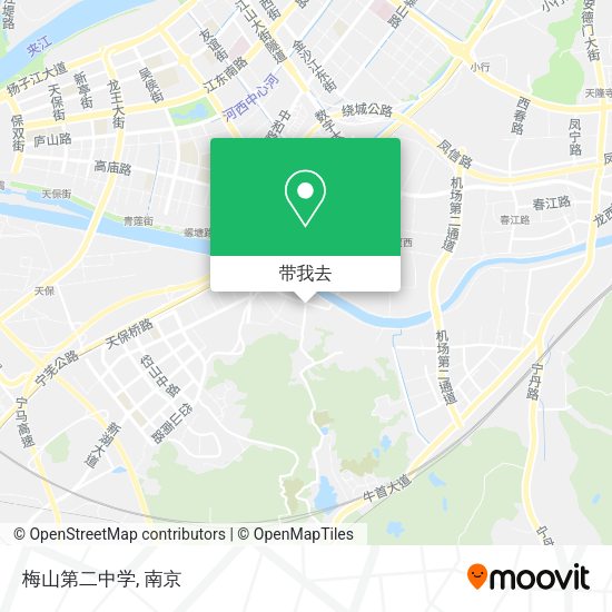 梅山第二中学地图