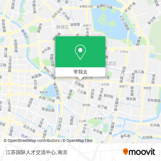 江苏国际人才交流中心地图