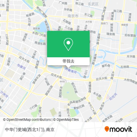 中华门瓮城(西北1门)地图