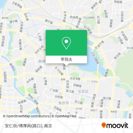 安仁街/傅厚岗(路口)地图