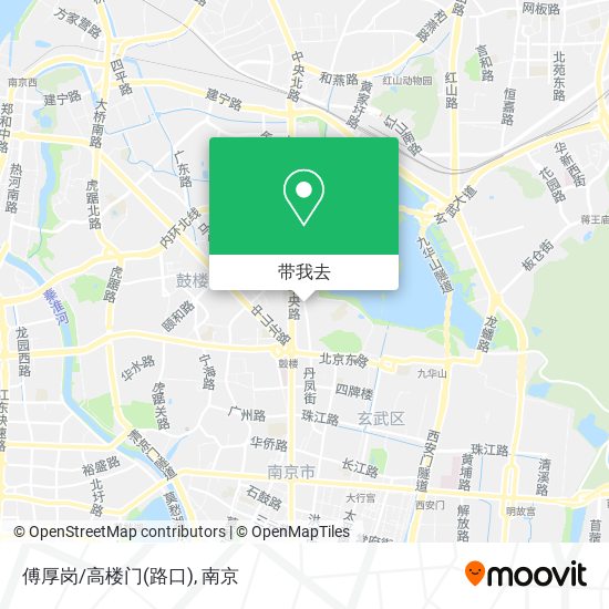 傅厚岗/高楼门(路口)地图