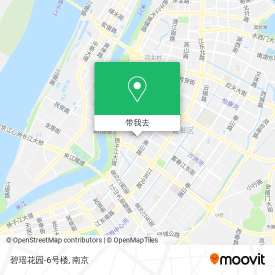 碧瑶花园-6号楼地图