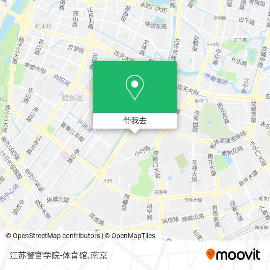 江苏警官学院-体育馆地图