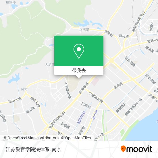 江苏警官学院法律系地图