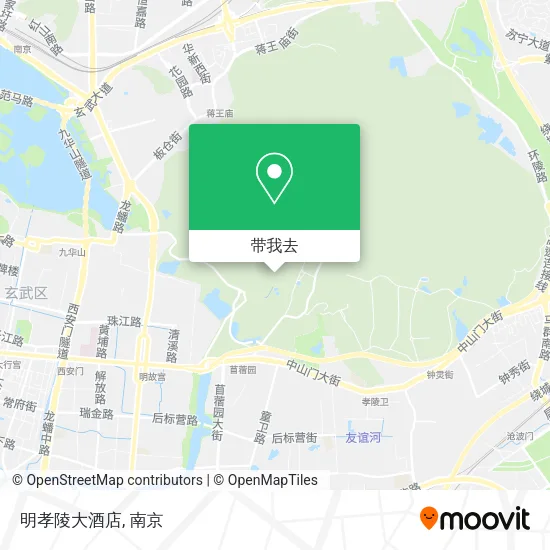 明孝陵大酒店地图