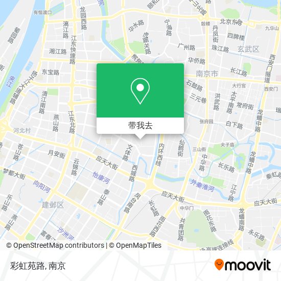 彩虹苑路地图