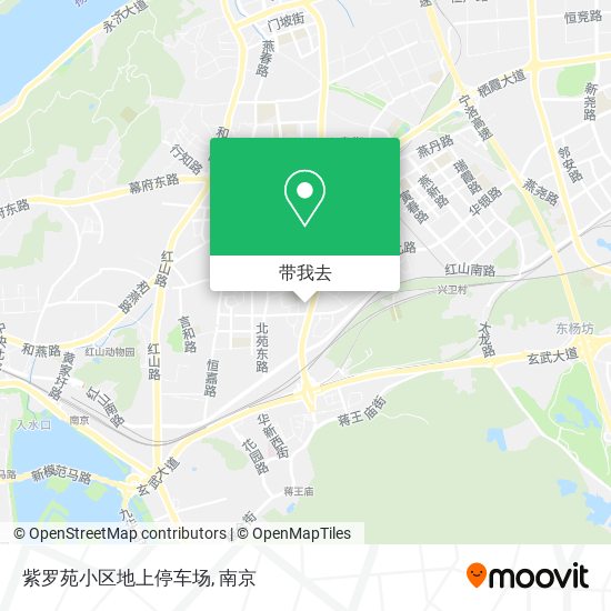 紫罗苑小区地上停车场地图