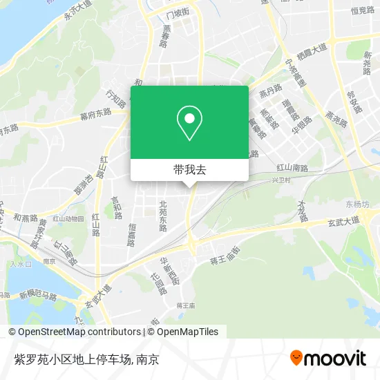 紫罗苑小区地上停车场地图