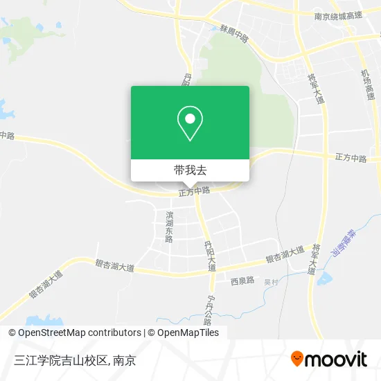 三江学院吉山校区地图