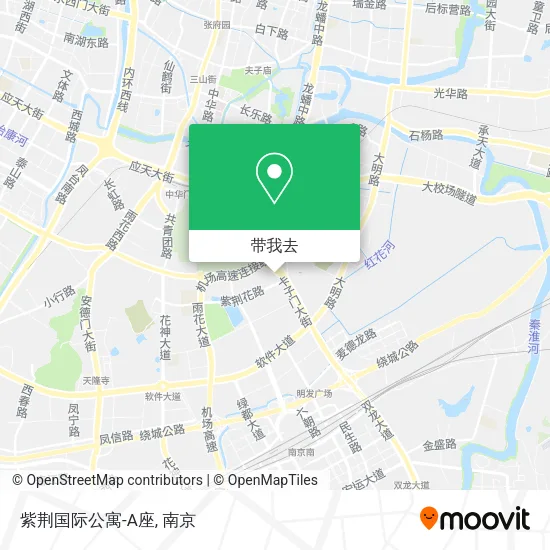 紫荆国际公寓-A座地图