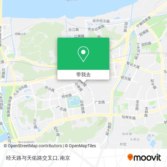 经天路与天佑路交叉口地图
