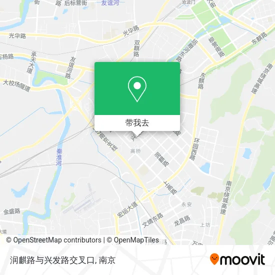 润麒路与兴发路交叉口地图