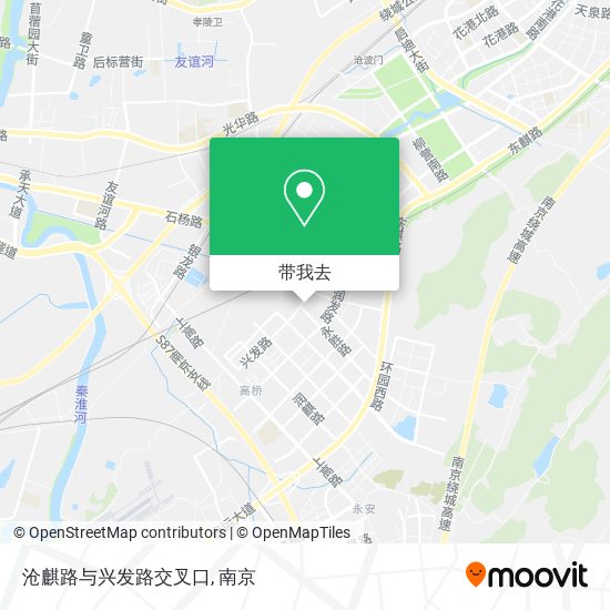 沧麒路与兴发路交叉口地图