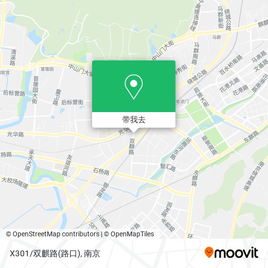 X301/双麒路(路口)地图