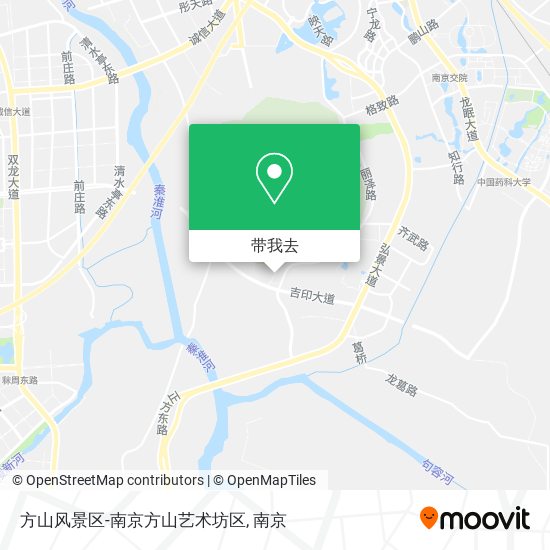 方山风景区-南京方山艺术坊区地图