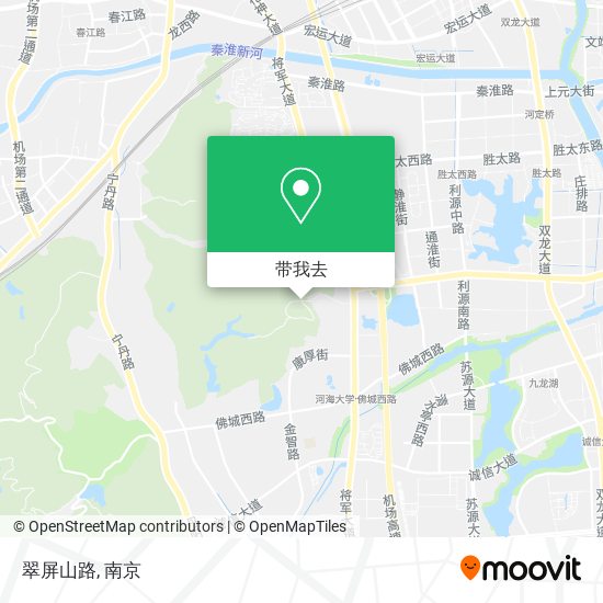 翠屏山路地图