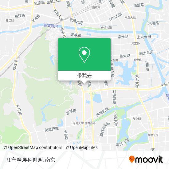 江宁翠屏科创园地图