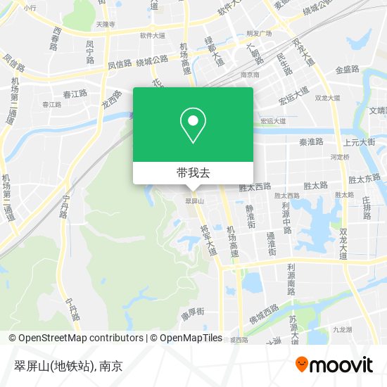 翠屏山(地铁站)地图