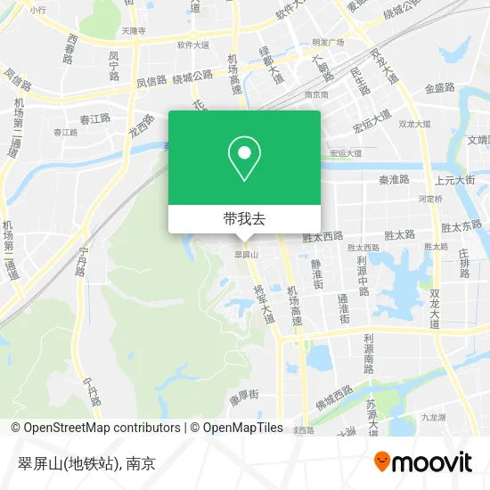 翠屏山(地铁站)地图
