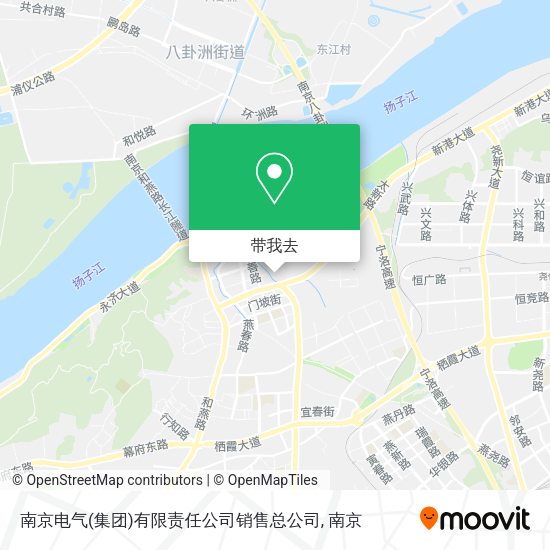 南京电气(集团)有限责任公司销售总公司地图