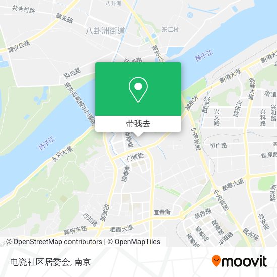 电瓷社区居委会地图